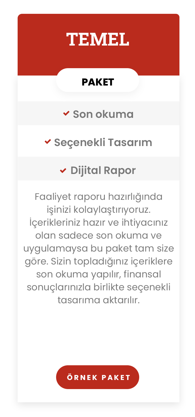 İçerik Tasarım Paketleri